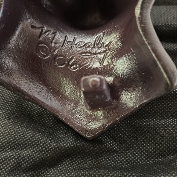 Pottery Barn Bronzed Oil Hand Cast Cat Shaped Door Knocker 🐈 - Picture 16 of 16